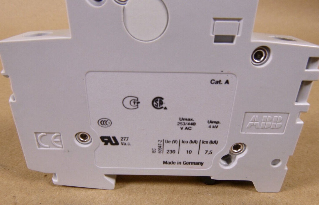 ABB S 201 K 3 Miniature Circuit Breaker 2CDS251001R0317, 10 kA @ 230V | Electrical MRO Replacement Parts &amp; Components and Commercial Electrical Supplies Company