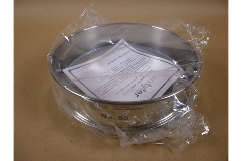 ADVANTECH Testing Sieve Wire Cloth Test , Stainless Steel, Size 50 , 8" , 0.0117 - Royal Equipment Royal Equipment