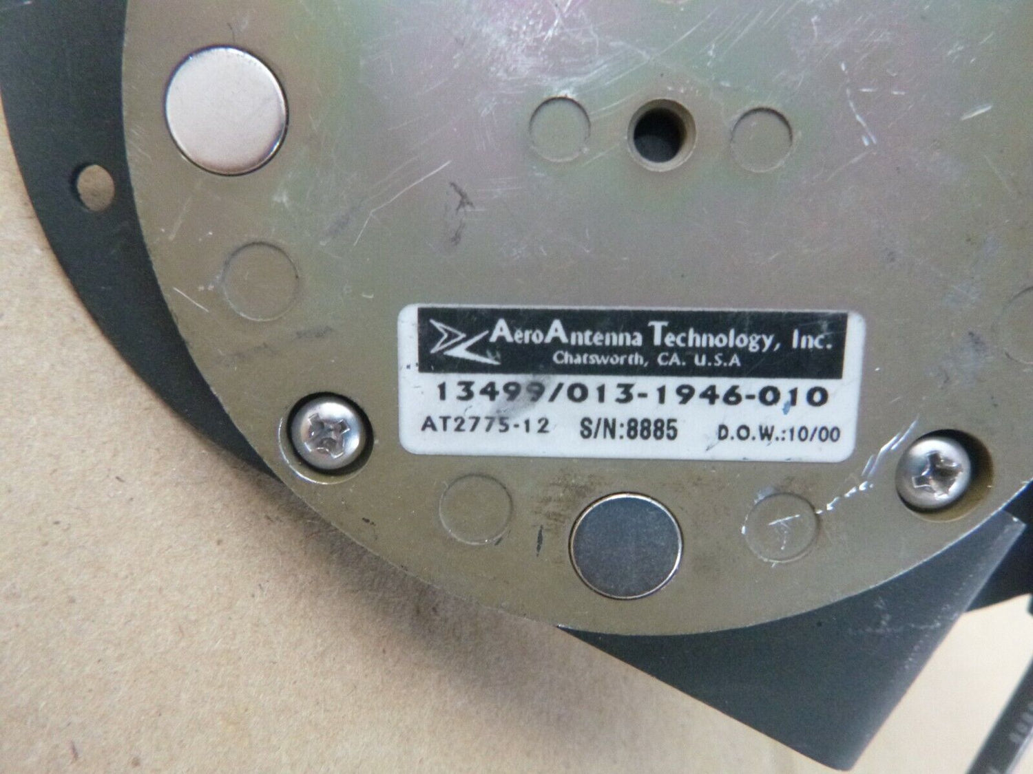AERO ANTENNA TECHNOLOGIES L1/L2 GPS Antenna AT2775-12 , 1227MHz - 1575MHz+-10MHz | Industrial MRO Replacement Parts, Manufacturing Machine Parts &amp; Components, Heavy Equipment Parts Supplier