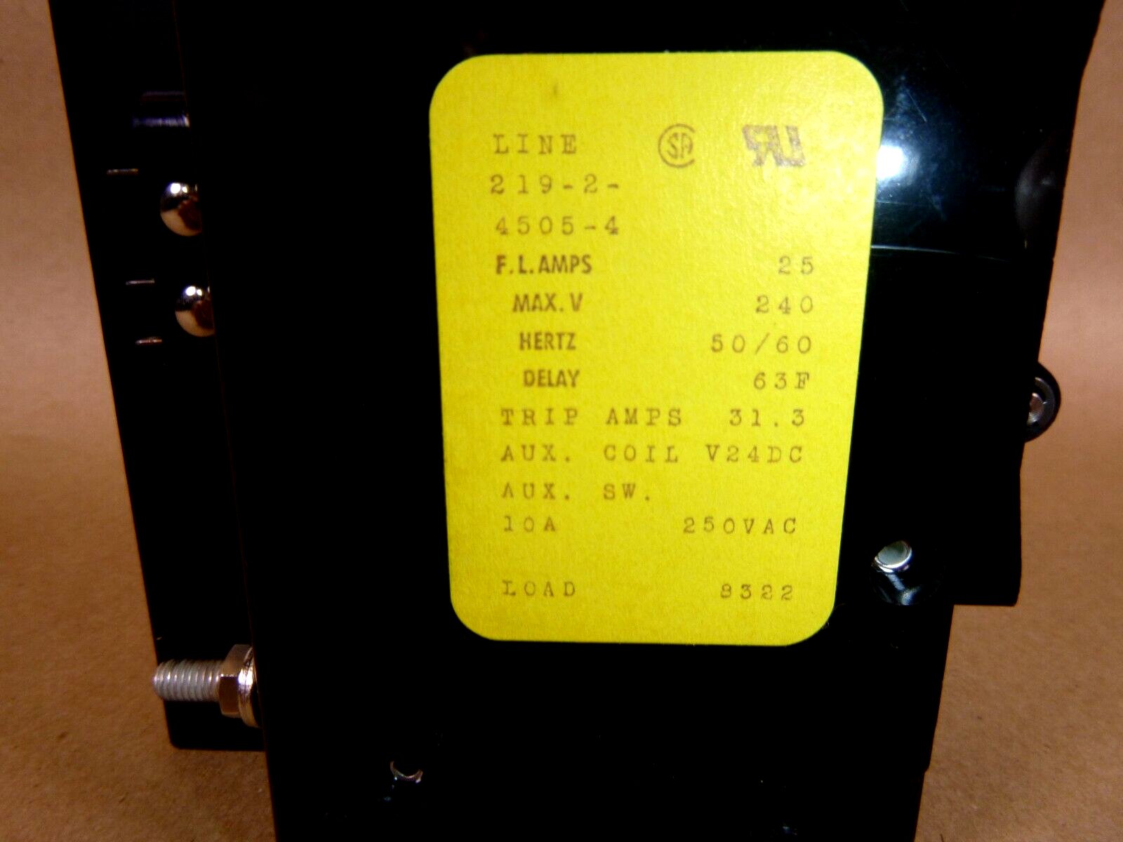 Airpax 219-2-4505-4 Hydraulic Magnetic Circuit Breaker 25 Amp 2 Pole 209 Series | Electrical MRO Replacement Parts &amp; Components and Commercial Electrical Supplies Company