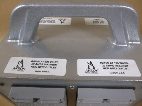 Akron Brass EJBX Electrical Junction Box 125V 20A *Made In USA* - Royal Equipment AKRON BRASS