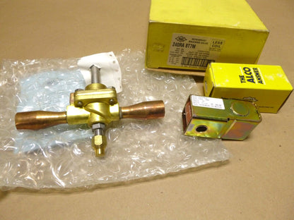 ALCO 7/8" ODF Refrigerant Solenoid Valve w/ Coil – 240RA 8T7M, 24 Vdc Coil | Industrial MRO Replacement Parts, Manufacturing Machine Parts &amp; Components, Heavy Equipment Parts Supplier