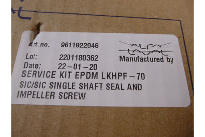 Alfa Laval 9611922946 EPDM Service Kit For LKHPF-70 Pump , 9612602404 | Industrial MRO Replacement Parts, Manufacturing Machine Parts &amp; Components, Heavy Equipment Parts Supplier