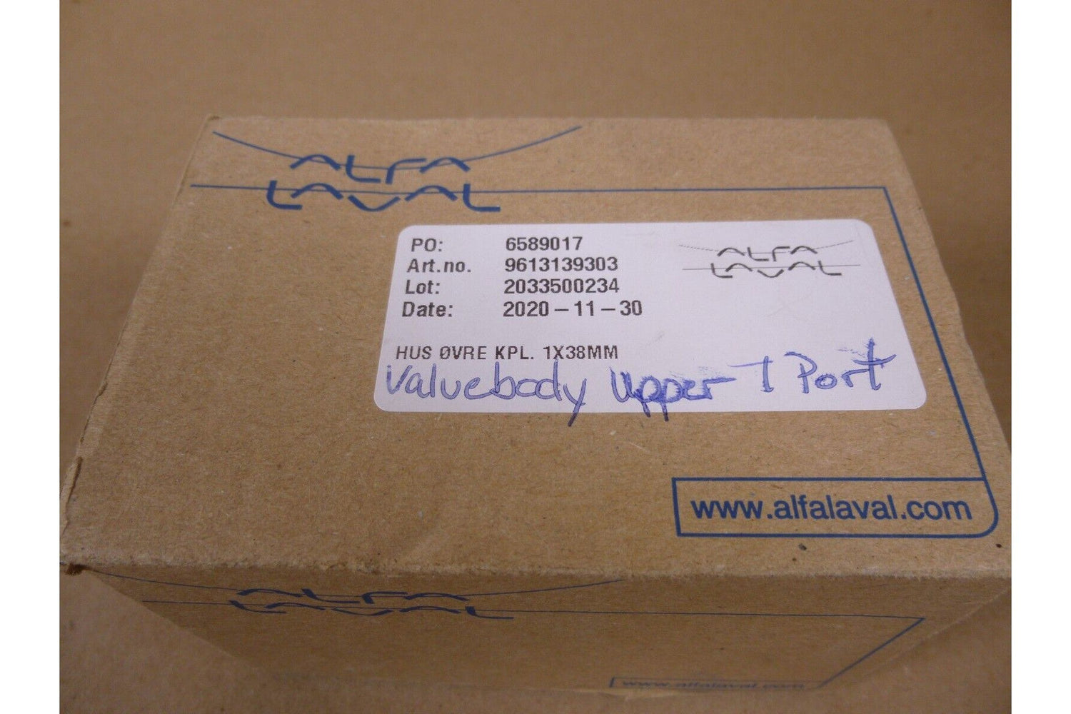Alfa Laval 9613139303 Valve Body Upper 1 Port For Unique RV-P DN40 38mm | Industrial MRO Replacement Parts, Manufacturing Machine Parts &amp; Components, Heavy Equipment Parts Supplier