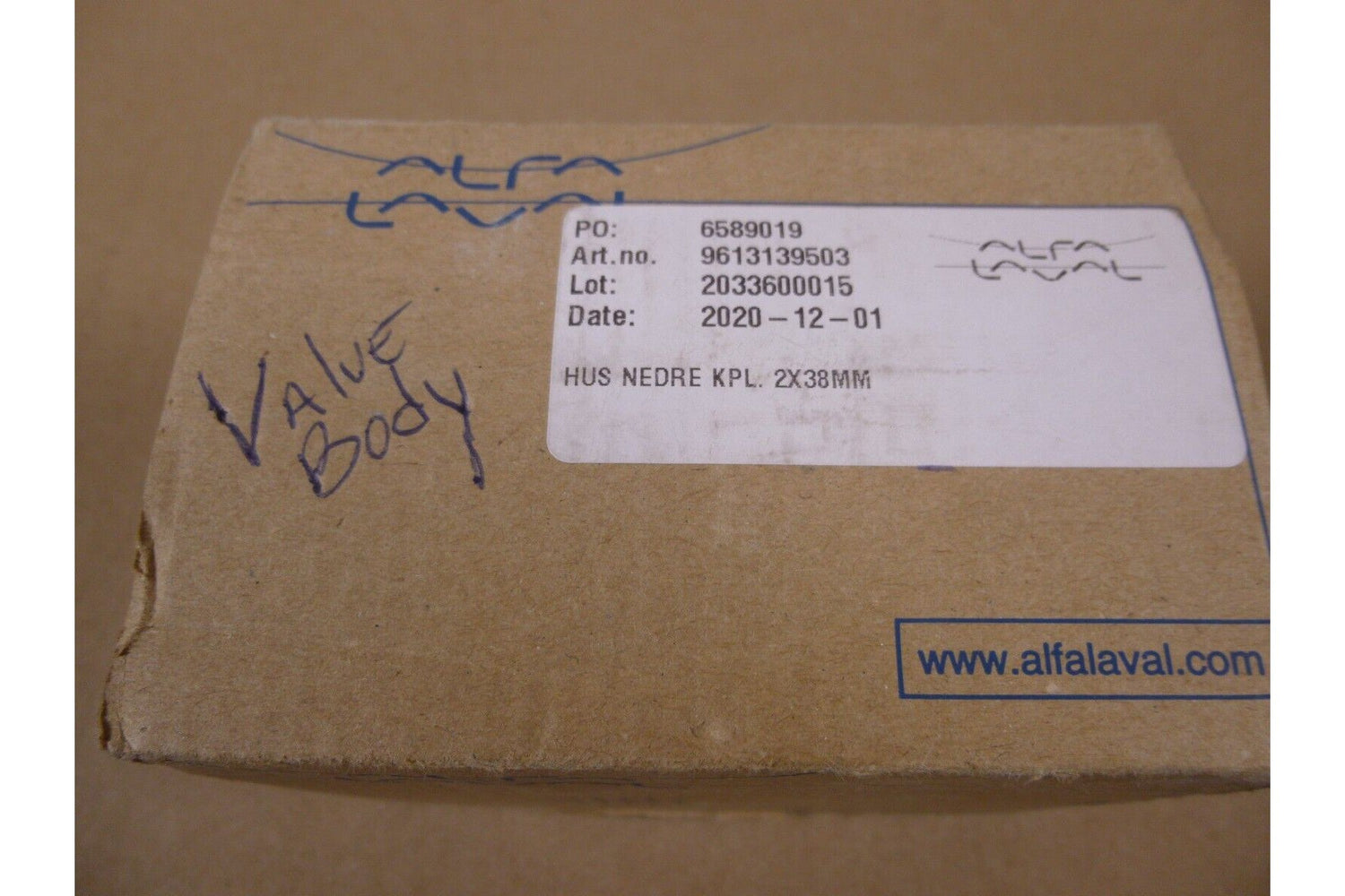 Alfa Laval 9613139503 Valve Body Lower 2 Port For Unique RV-ST DN40 38mm | Industrial MRO Replacement Parts, Manufacturing Machine Parts &amp; Components, Heavy Equipment Parts Supplier