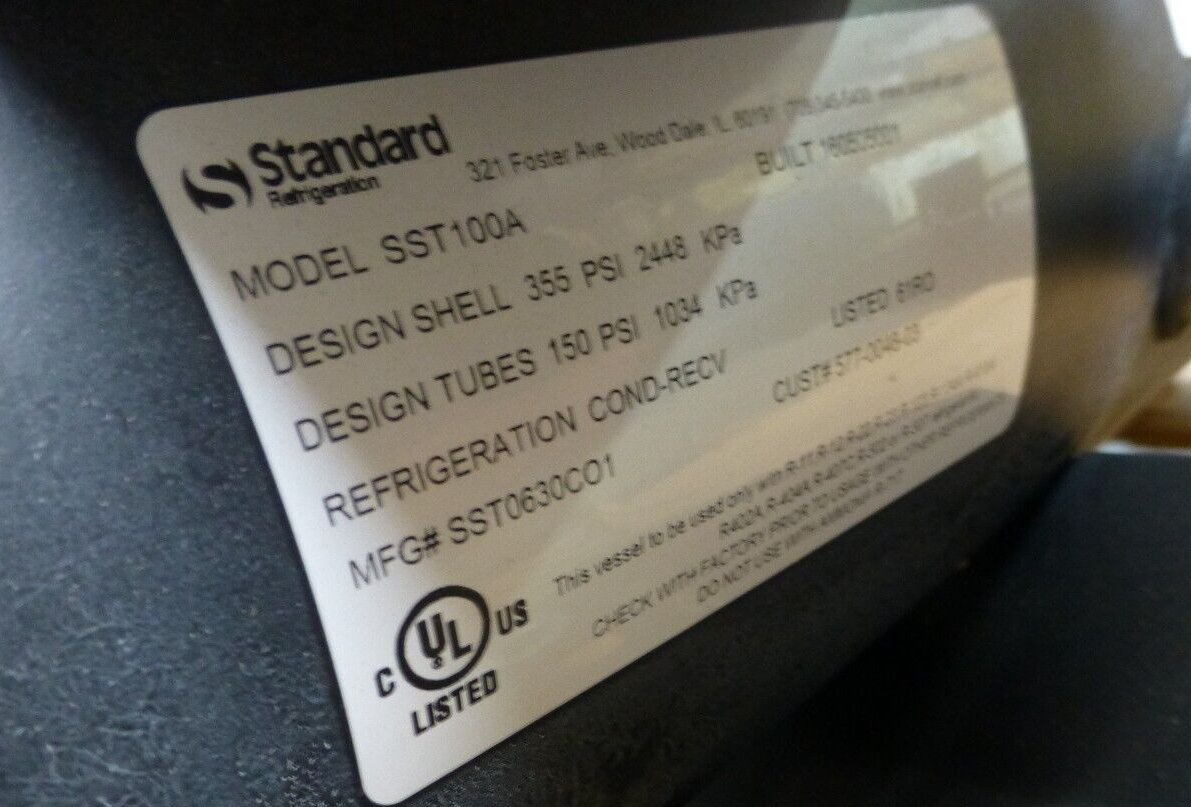 ALFA LAVAL SST100A STANDARD SST CONDENSOR SST100 COMMERCIAL REFRIGERATION | Industrial Electric Motors, Pumps &amp; Parts