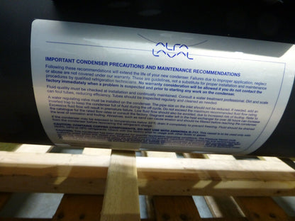 ALFA LAVAL SST100A STANDARD SST CONDENSOR SST100 COMMERCIAL REFRIGERATION | Industrial Electric Motors, Pumps &amp; Parts