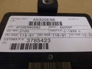 ALLISON A5300EN6 TRANSMISSION CONTROL MODULE TCM 4500SP A53 *FOR PARTS* - Royal Equipment Allison