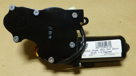 AM ALBANY MAGNETO 208 - 2103 WIPER MOTOR 24V 8Nm 25MM 1" SHAFT 110DEGREES 208 SER - Royal Equipment AM ALBANY