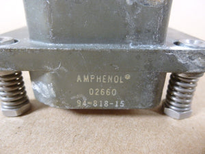 Amphenol 94 - 818 - 15 Electrical Receptacle Connector , 5935 - 01 - 378 - 6723 - Royal Equipment Amphenol