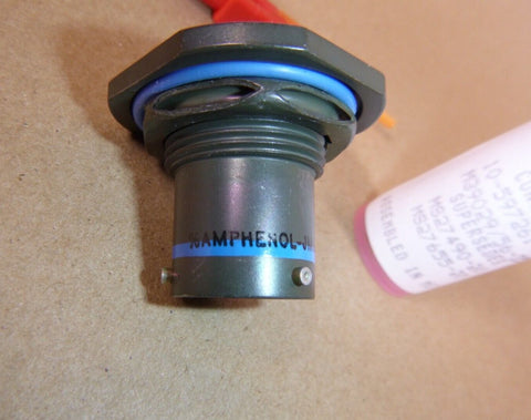 Amphenol Circular MIL Spec Connector 6P SZ11 Jam Nut Receptacle MS27468T11B98S - Royal Equipment Amphenol