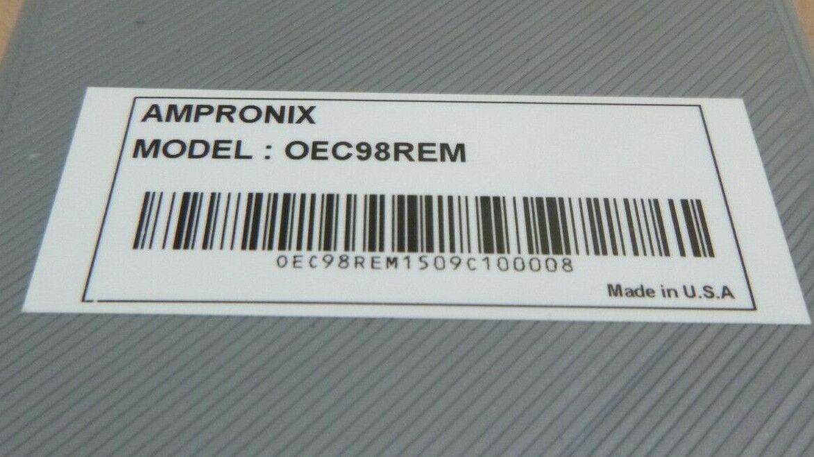 AMPRONIX OEC98REM SERVICE REMOTE FOR OEC MONITOR UPGRADE 9800 W/ CD | Industrial MRO Replacement Parts, Manufacturing Machine Parts &amp; Components, Heavy Equipment Parts Supplier