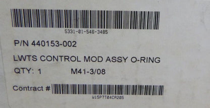 AN/PAS-13D (V)1 THERMAL SIGHT LWTS CONTROL O-RING 440153-002 , 5331-01-546-3485 | Industrial MRO Replacement Parts, Manufacturing Machine Parts &amp; Components, Heavy Equipment Parts Supplier