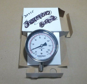 Ashcroft 1009SW 3½˝ Stainless Steel Ammonia Pressure Gauge 0 - 150 Psi - Royal Equipment ASHCROFT