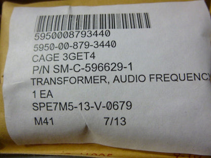 Audio Frequency Transformer SM-C-596629-1 , 422201 , 5950-00-879-3440 | Industrial MRO Replacement Parts, Manufacturing Machine Parts &amp; Components, Heavy Equipment Parts Supplier
