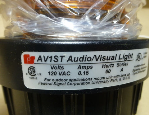 AV1ST AUDIO/VISUAL LIGHT AV1ST - 120A - Royal Equipment FEDERAL SIGNAL