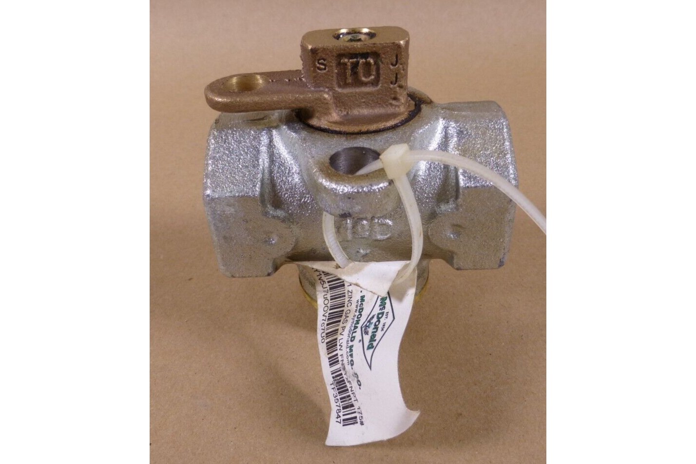 A.Y. McDonald 560G Gas Meter Stop Valve with Lockwing 175 psi Galvanized 1" FNTP | Industrial MRO Replacement Parts, Manufacturing Machine Parts &amp; Components, Heavy Equipment Parts Supplier
