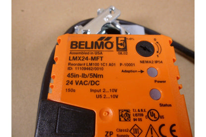 Belimo LM24-MFT USA Damper Actuator 24V 45in-lb 5Nm | Industrial MRO Replacement Parts, Manufacturing Machine Parts &amp; Components, Heavy Equipment Parts Supplier