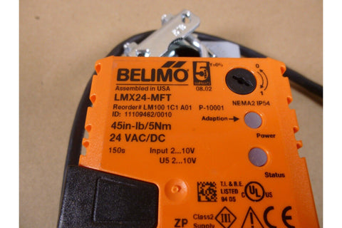 Belimo LM24 - MFT USA Damper Actuator 24V 45in - lb 5Nm - Royal Equipment Royal Equipment