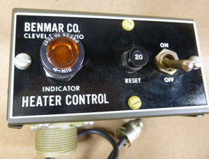 Benmar C2233 Vehicular Heater Control Box , 2540 - 00 - 912 - 6448 - Royal Equipment BENMAR