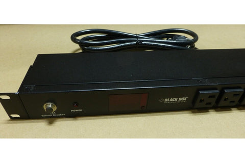 BLACK BOX Corp PDUMH14 - S15 - 120V 15 AMP Horizontal PDU 14 Outlet 5 - 20R POWER - Royal Equipment Black BoxOther Office Equipment