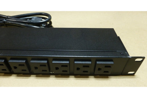 BLACK BOX Corp PDUMH14 - S15 - 120V 15 AMP Horizontal PDU 14 Outlet 5 - 20R POWER - Royal Equipment Black BoxOther Office Equipment