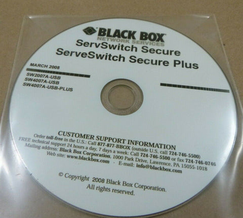 BLACK BOX SW2007A - USB SERVSWITCH SECURE 2 - PORT USB SECURE UNSECURE COMPUTER - Royal Equipment Black Box