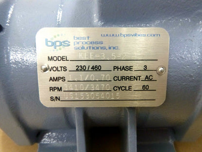 BPS KEE-3.5-2 Industrial Shaker Screen Vibrator Motor 1/3 Hp 3 Ph 770 Lb Force | Industrial Electric Motors, Pumps &amp; Parts