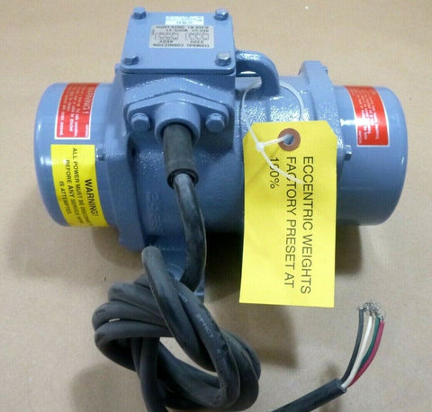 BPS KEE - 3.5 - 2 Industrial Shaker Screen Vibrator Motor 1/3 Hp 3 Ph 770 Lb Force - Royal Equipment BPS