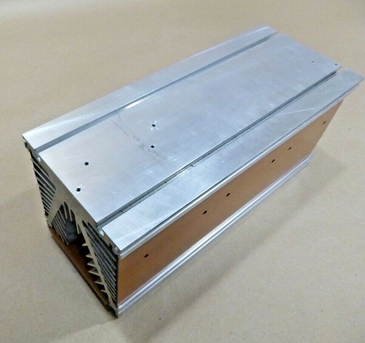 Branching Shape Aluminium Heat-Sink 5" x 5-3/8" x 12" Long W/ Side Panels | Industrial MRO Replacement Parts, Manufacturing Machine Parts &amp; Components, Heavy Equipment Parts Supplier
