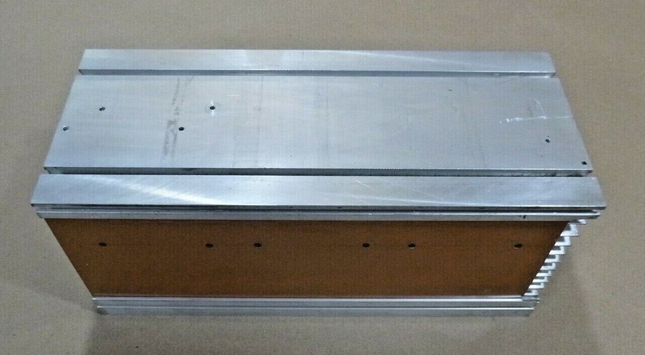 Branching Shape Aluminium Heat-Sink 5" x 5-3/8" x 12" Long W/ Side Panels | Industrial MRO Replacement Parts, Manufacturing Machine Parts &amp; Components, Heavy Equipment Parts Supplier