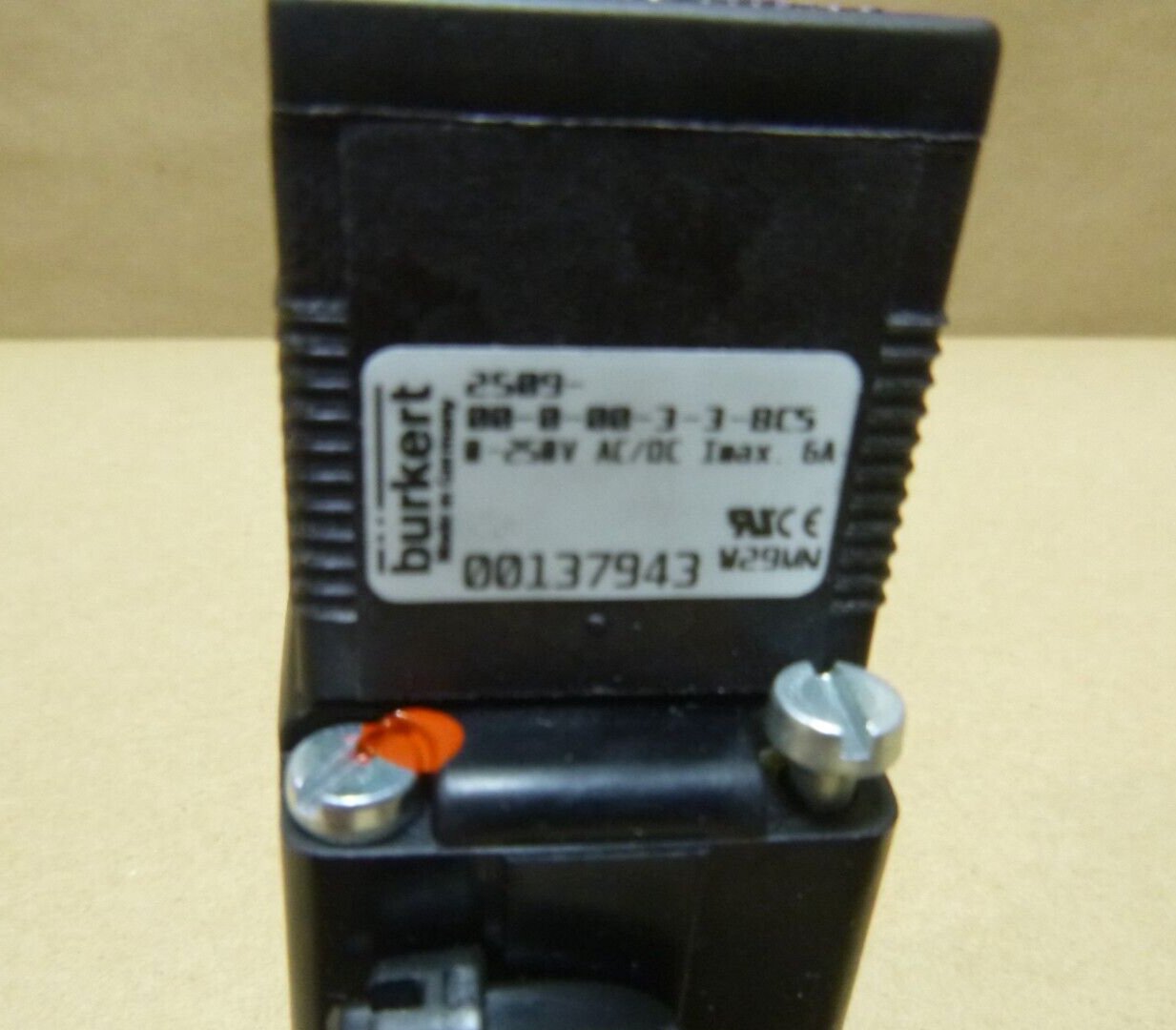 BURKERT 0331 D 2.0 NBR BR 24V, 230 PSI, 3 WAY SOLENOID VALVE - MADE IN GERMANY | Industrial MRO Replacement Parts, Manufacturing Machine Parts &amp; Components, Heavy Equipment Parts Supplier