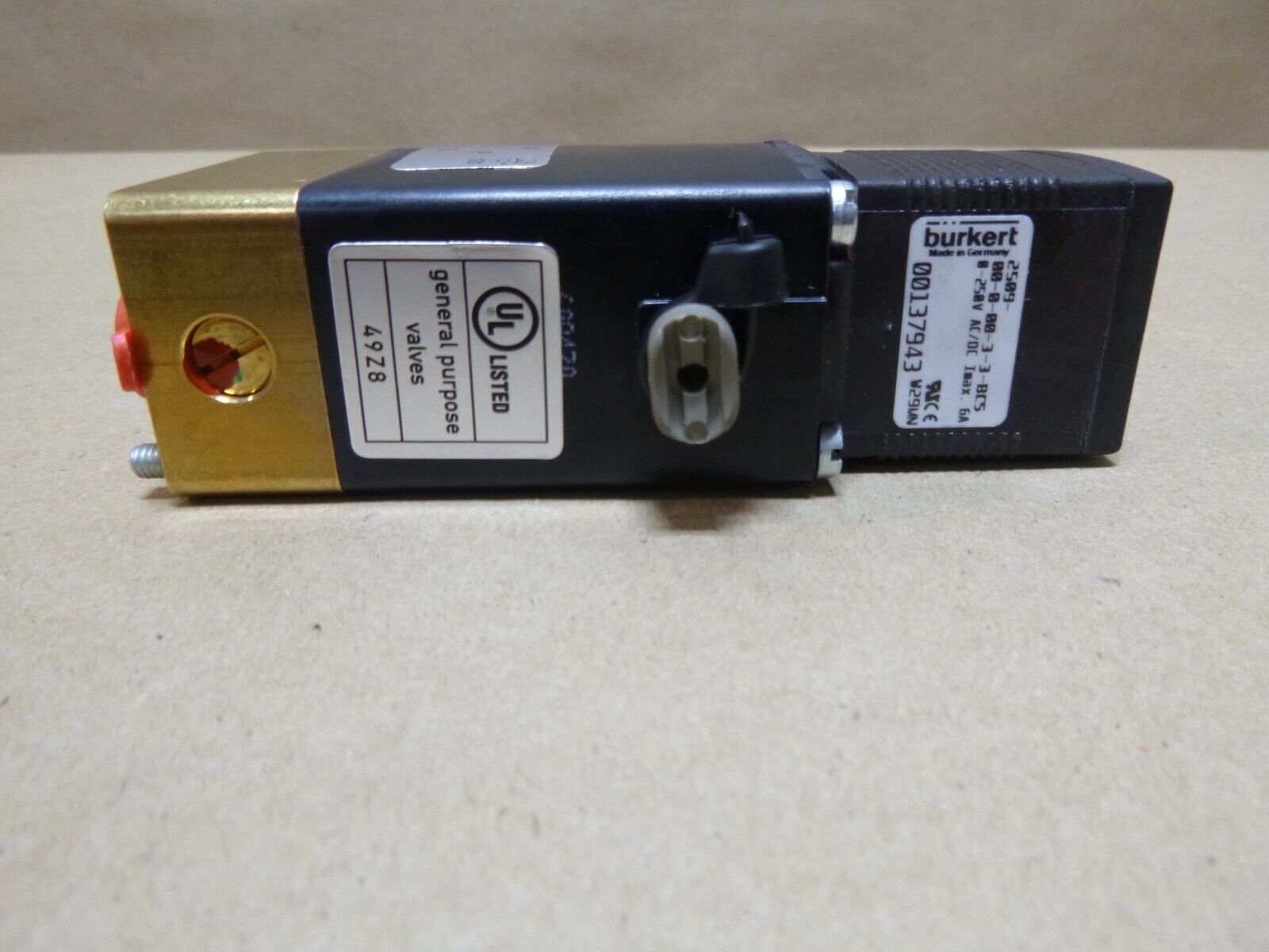 BURKERT 0331 D 2.0 NBR BR 24V, 230 PSI, 3 WAY SOLENOID VALVE - MADE IN GERMANY | Industrial MRO Replacement Parts, Manufacturing Machine Parts &amp; Components, Heavy Equipment Parts Supplier