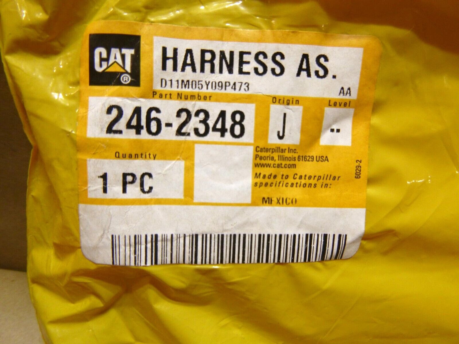 Caterpillar 246-2348, Cat 966H &amp; 972H Wheel Loader Harness AS | Industrial Tractor Parts Supplier and Surplus Tractor Parts &amp; Accessories
