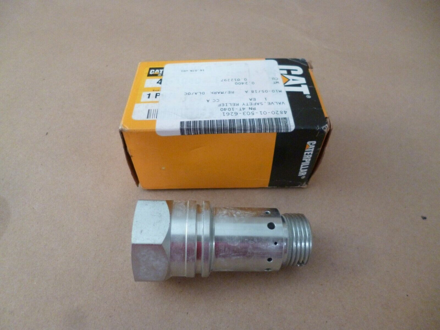 CATERPILLAR CAT SAFETY RELIEF VALVE 4T-1040 PART OF 6E-2588 HYDRAULIC VALVE | Industrial Tractor Parts Supplier and Surplus Tractor Parts &amp; Accessories