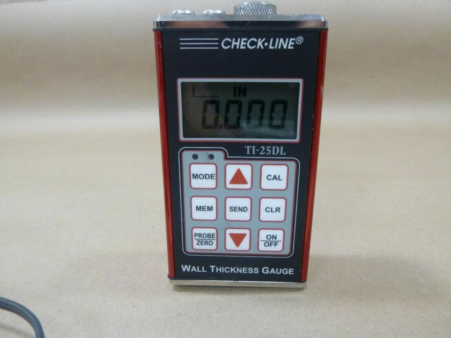 CHECKLINE TI-25DL GENERAL PURPOSE DATALOGGING ULTRASONIC WALL THICKNESS GAUGE | Industrial MRO Tools and Replacement Industrial Equipment Components
