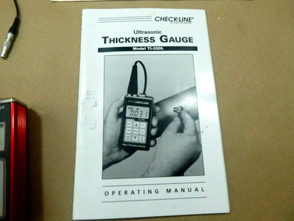 CHECKLINE TI-25DL GENERAL PURPOSE DATALOGGING ULTRASONIC WALL THICKNESS GAUGE | Industrial MRO Tools and Replacement Industrial Equipment Components