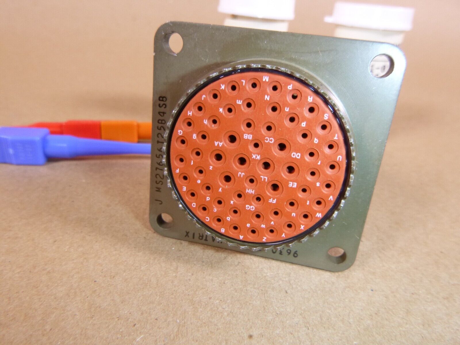 Circular MIL Spec Connector 56P Sz25 Wall Mount Receptacle Socket MS27656T25B4SB | Electrical MRO Replacement Parts &amp; Components and Commercial Electrical Supplies Company