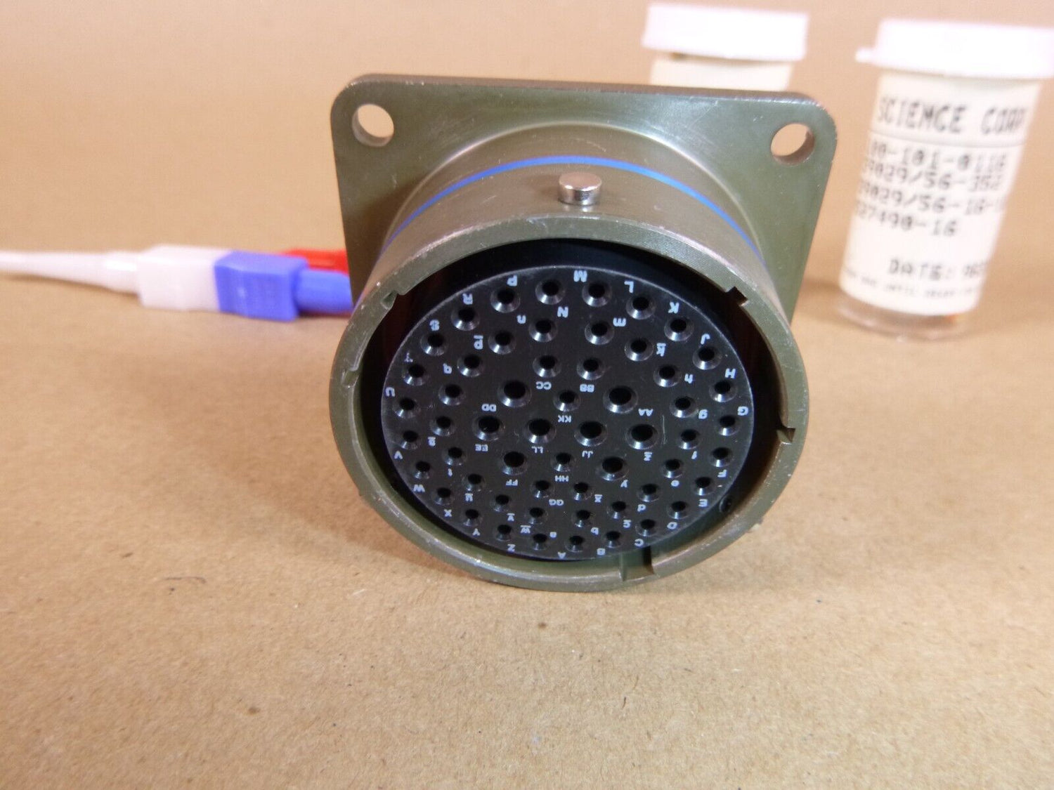 Circular MIL Spec Connector 56P Sz25 Wall Mount Receptacle Socket MS27656T25B4SB | Electrical MRO Replacement Parts &amp; Components and Commercial Electrical Supplies Company