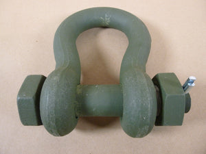 CM Columbus McKinnon USA 1 - 1/2" Shackle w/ Cotter Pin , WLL 30 Ton - Royal Equipment COLUMBUS MCKINNON