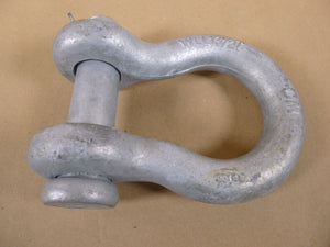 CM Columbus McKinnon USA 1 - 1/8" Shackle w/ Cotter Pin , WLL 13 - 1/2 Ton - Royal Equipment CM