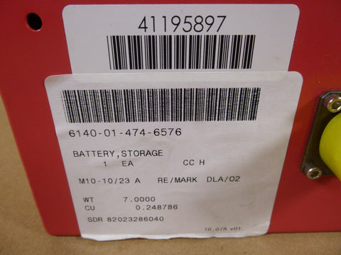 Concorde D8565/1 - 2 24V Aircraft Storage Battery 1.5Ah , 6140 - 01 - 474 - 6576 - Royal Equipment CONCORDE