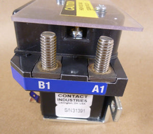 CONTACT INDUSTRIES CT100D24C1S DC CONTACTOR 100 AMP 26DS10 - 38F - Royal Equipment Contact Industries Inc.