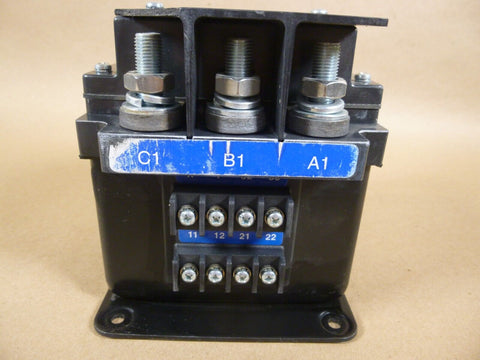 Contact Industries CT350E - 24E3S Relay Power Contactor , 350A 3 Pole 24VDC - Royal Equipment Contact Industries Inc.