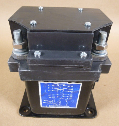 Contact Industries CT350E - 24E3S Relay Power Contactor , 350A 3 Pole 24VDC - Royal Equipment Contact Industries Inc.