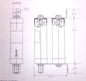 Cooper 200 Amp 4.3 KV Direct - connected Capacitor Fuse Bussmount 43F200 - IVBUS - Royal Equipment Cooper