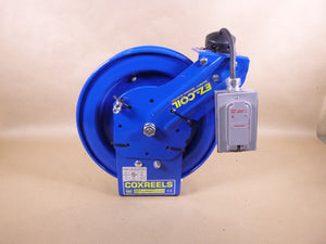 Coxreels EZ - PC13 - 5012 - F Spring Rewind Power Cord Reel Duplex Receptacle 50' Cord - Royal Equipment COXREELS