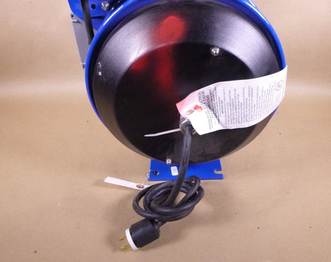 Coxreels EZ - PC13 - 5012 - F Spring Rewind Power Cord Reel Duplex Receptacle 50' Cord - Royal Equipment COXREELS