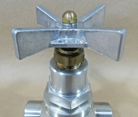 CPV 1/2" Globe Shutoff Valve W/ Welded Ends 370 - 3, 6000 Psi, 316L Stainless - Royal Equipment CPV