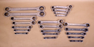 Craftsman USA 21Pc SAE & Metric Ratcheting Wrench Set 7mm to 21mm 1/4" to 1 - 1/4" - Royal Equipment CRAFTSMAN